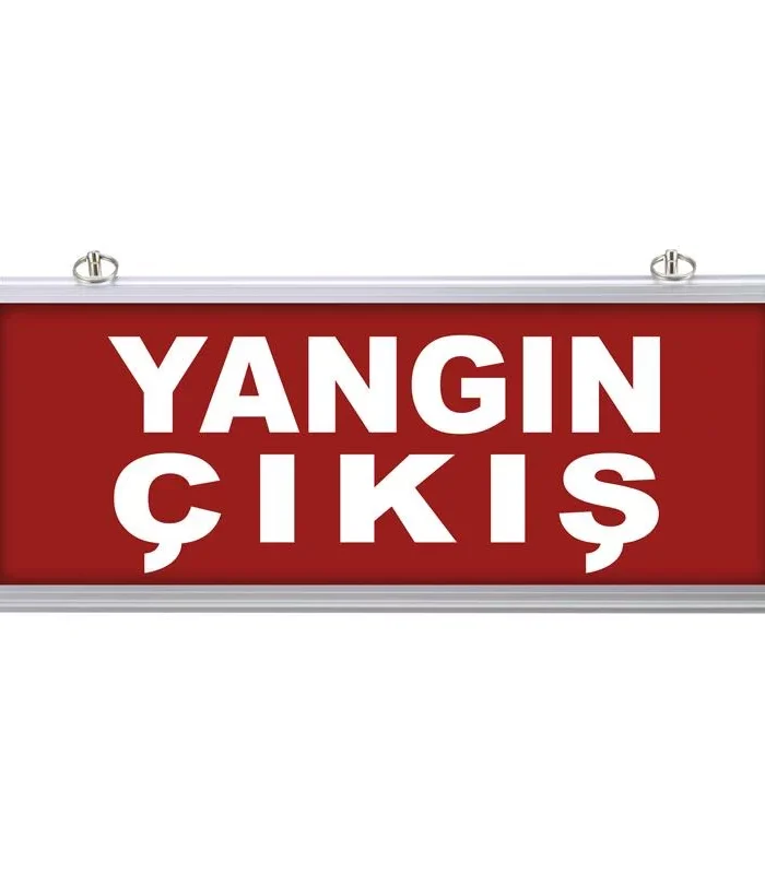 Selda Yangın Çıkış Acil Yönlendirme Levhası Armatürü