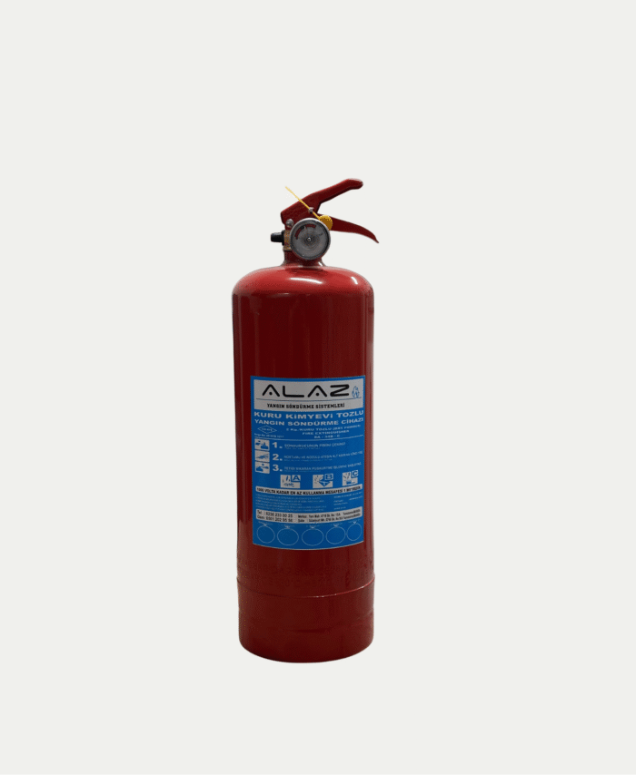 Alaz Kuru Kimyevi Tozlu Yangın Söndürücü 2 KG