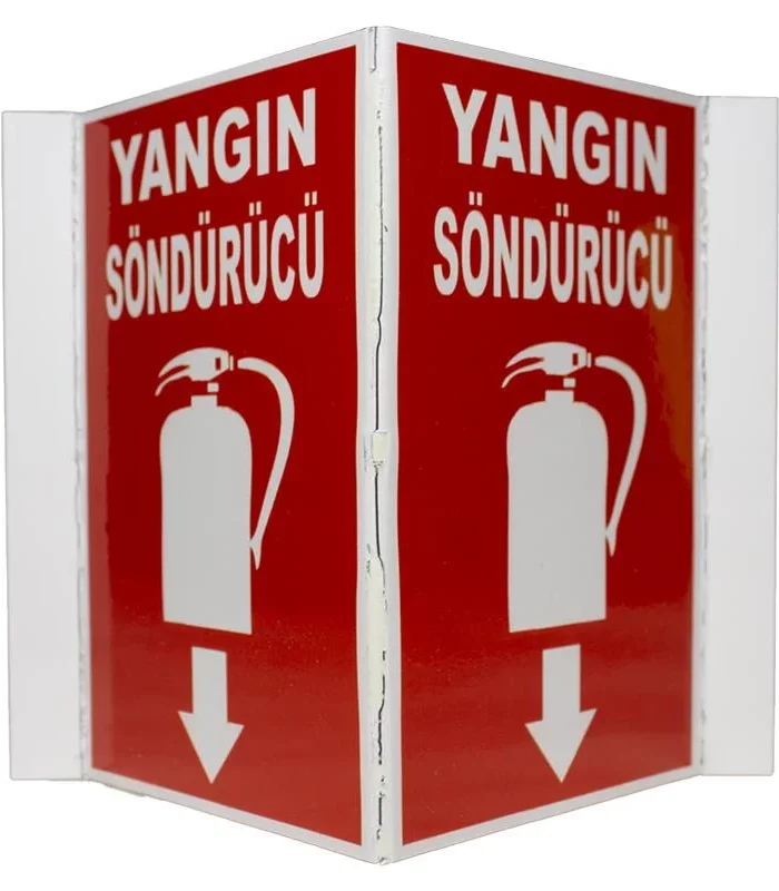 Panaromik Yangın Söndürme Cihazı Burada Levhası Dekota